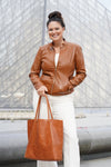 The Addis Leather Tote