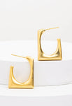 Geometric Hoops in Gold