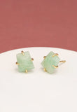 Amazonite Simple Treasure Studs