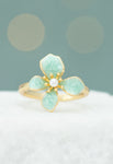 Hope in Bloom Mint Ring