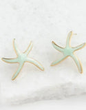 Starfish Hope Studs in Mint